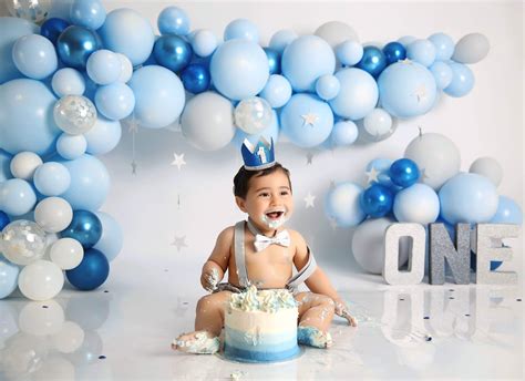 Cake Smash Boy Birthday Cake Smash Baby Boy 1st Birthday Party Boy