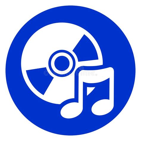 Sound Circle Blue Icon Concept Stock Vector Illustration Of Noise