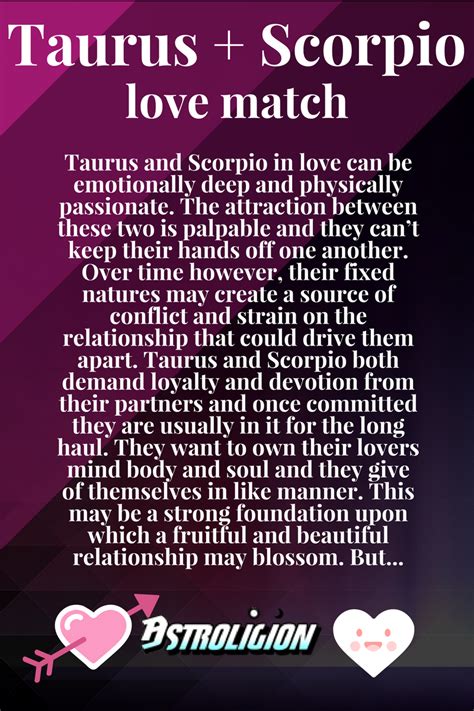 Taurus And Scorpio Relationship Compatibility And Traits