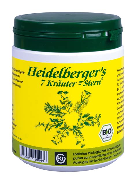 Heidelberger s 7 Kräuter -Stern 250g vegan bio Wohlbefinden