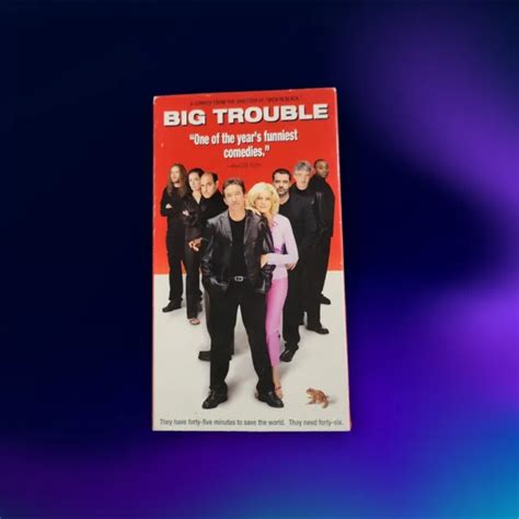 Big Trouble 2002 Vhs Movie Tim Allen Renee Ruso Comedy 450 Picclick
