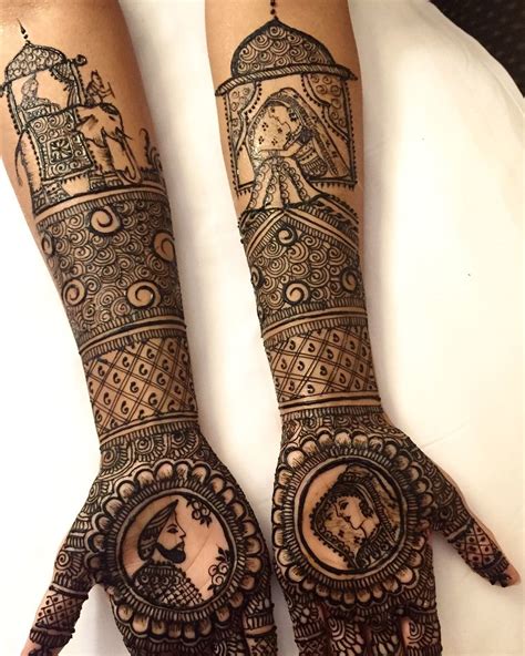 Rajasthan Theme Mehndi Design On Arms Dulhan Mehndi Designs Bridal