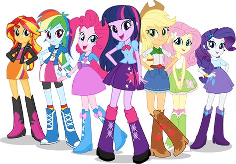 Eqg The Mane 7 Background By Gouhlsrule On Deviantart