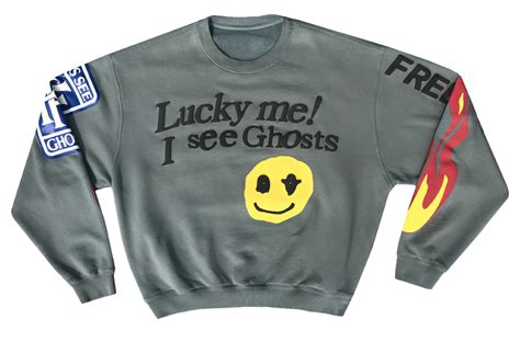 Simply send us everything that might be a burden for you: "LUCKY ME! I SEE GHOSTS" CREWNECK SWEATSHIRT | Sweatshirts ...