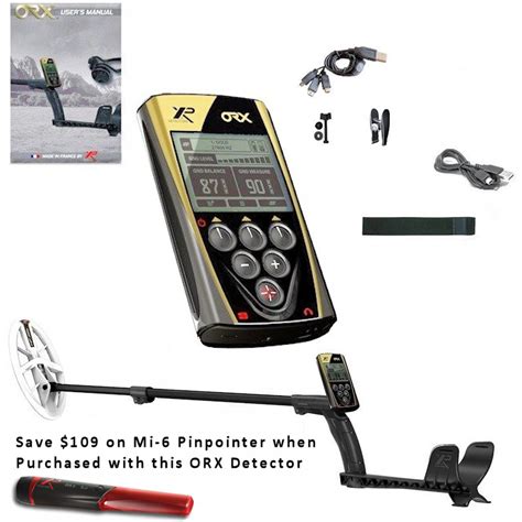 XP ORX Metal Detector With 9 5 Elliptical DD HF Search Coil