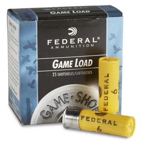 Federal Game Load 20 Gauge Ammo 2 3 4 7 8oz 8 Shot Target 250 Rounds Ammo Deals