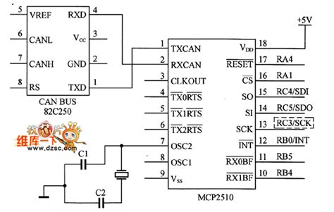 Can总线接 模块的电路设计 基础电子 捷配电子市场网