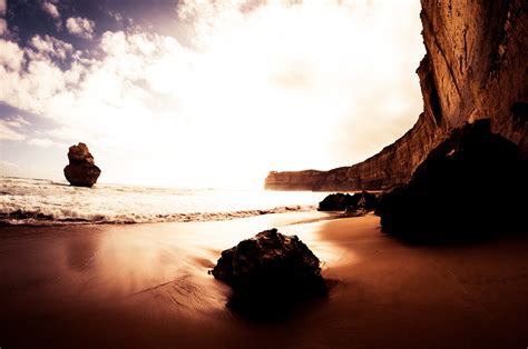 Free Images Beach Sea Coast Nature Rock Cloud Sun Sunrise Sunset Sunlight Morning