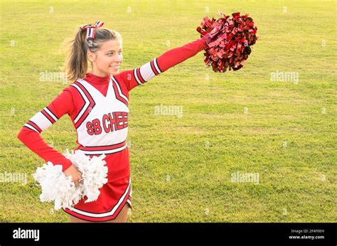 Cheerleader High Resolution Stock Photography And Images Alamy
