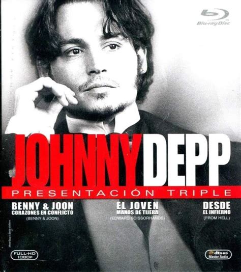Johnny Depp Movie Blu Ray Collection Benny Joon Edward Scissorhands From Hell Spanish