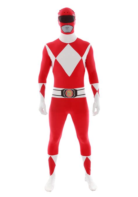 Power Rangers Disfraz De Morphsuit De Ranger Rojo