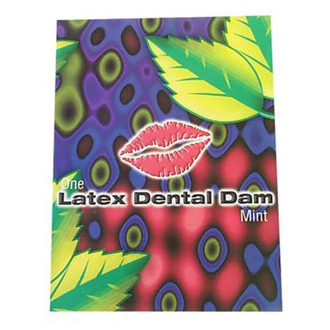10 Mint Flavored Trust Oral Sex Latex Dental Dam Condom Sheet Barrier