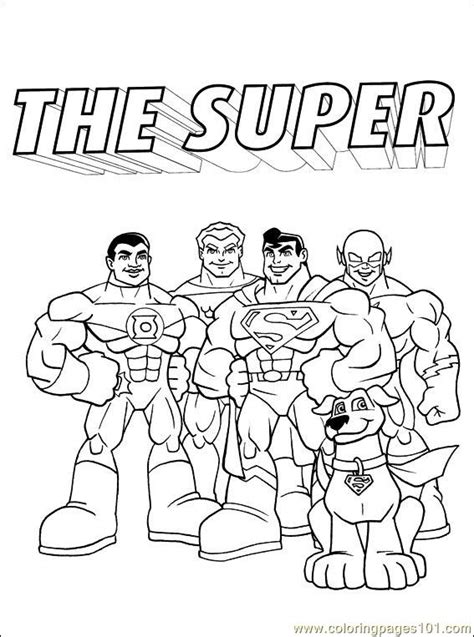 Dc Comics 009 Coloring Page For Kids Free Others Printable Coloring