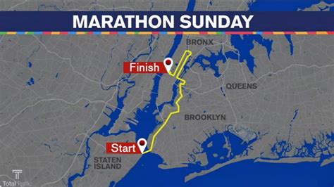 2022 Tcs New York City Marathon Sunday Street Closures Announced Here