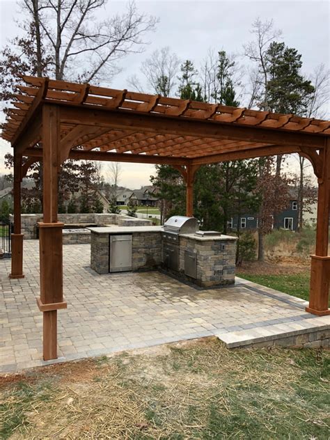 Smokers, gas grills, fountains, poly furniture, mulch, & stone. Charlotte cedar pergola and pavillion sales & installation ...