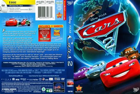 Cars 2 2011 R1 Dvd Cover Dvdcovercom