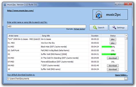 Descargar musica mp3 gratis tubidy como baixar músicas mp3 grátis. Perspectiva geek: Music2pc: descarga mas de 100 mil ...