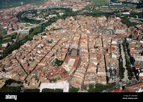 Aerial View Of Pamplona Navarra Spain Stock Photo Alamy