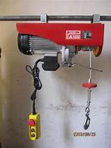 Mini Electric Wire Rope Hoist Pictures