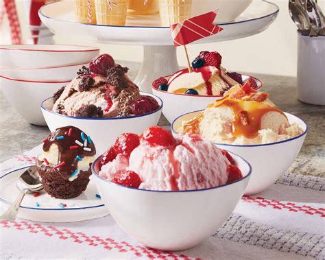 Set Out An Assortment Of Ice Cream And Toppings For A Build Your Own