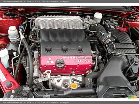 38 Liter Sohc 24 Valve Mivec V6 Engine For The 2007 Mitsubishi Eclipse
