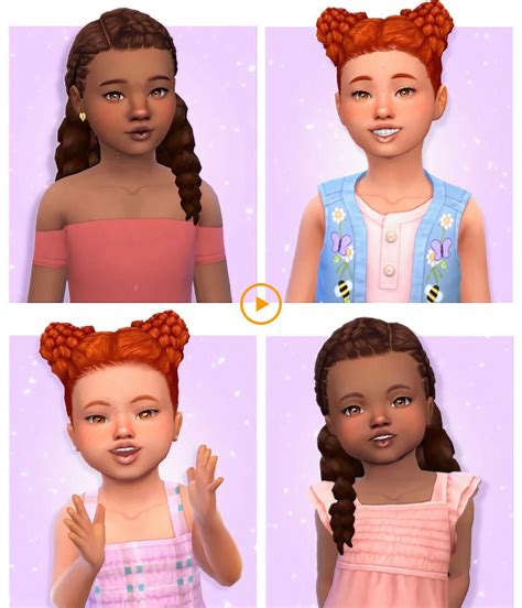 Télécharger cheveux bambin sims 4. Sims4MM peachibloom: la coiffure Bobbi de ...