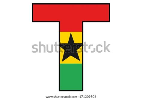 Ghana Alphabet Illustration T Stock Illustration 171309506 Shutterstock