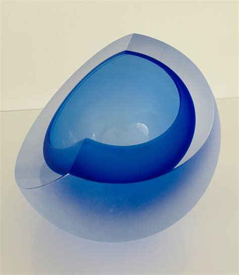 Petr Kuchta Unique Glass Object Blue Circel 67 Kilos Catawiki
