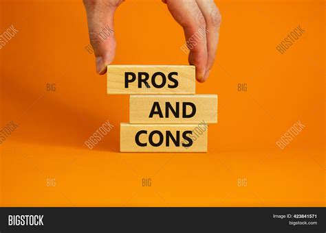 Pros Cons Symbol Image And Photo Free Trial Bigstock