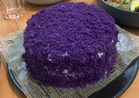 Ube Cake Purple Yam Cake Recipe By Alfredsanpedro Cookpad
