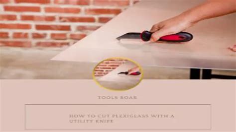 How To Cut Plexiglass With Utility Knife Tips And Tricks For Easy And
