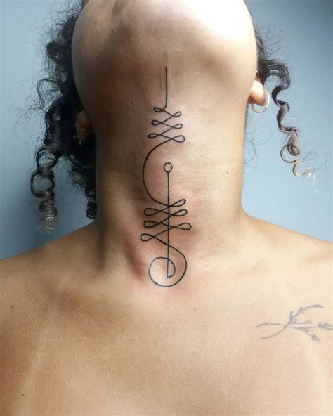 48 Awesome Neck Tattoo Designs Female Ideas