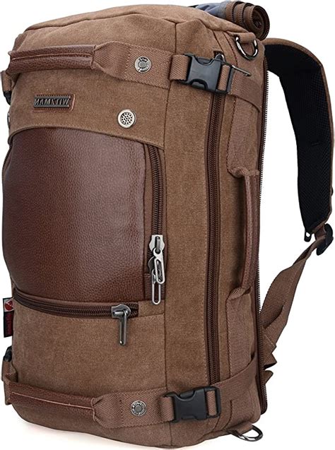 Witzman Canvas Backpack Mens Travel Backpack Large Laptop Bags Travel