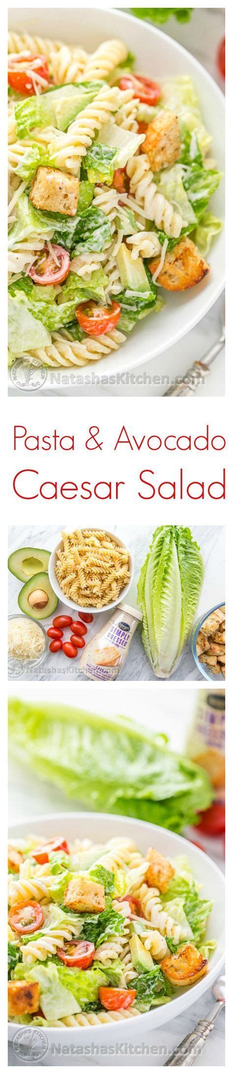 Red onion and celery add some crunch, while lemon juice gives it some zing. You have to try this Pasta Avocado Caesar Salad. Easy and ...