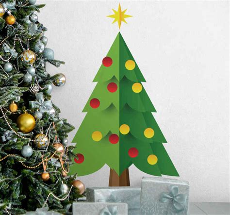 Autocolantes Decorativos De Natal Rvore De Natal Verde Fa A Voc