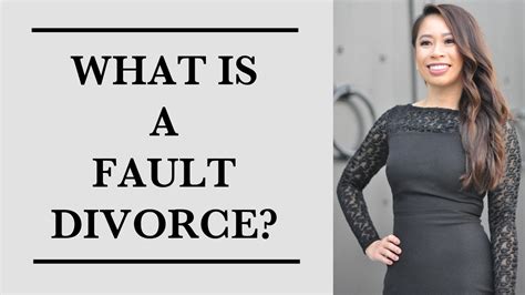 Is texas a no fault state for divorce. What Is A Fault Divorce? - YouTube