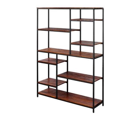 Descriptif du bureau étagère detroit design industriel le design du bureau style industriel s'inspire des usines et de leurs les constructions massives et les matériaux bruts caractérisent le monde industriel. Étagère destructurée industrielle FABRIKK Bois massif | Étagère, Bois massif et Etagere pas cher
