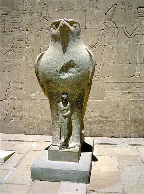Ancient Egyptian Statue Of Horus Photograph By Robert Brookscience Photo Library Pixels