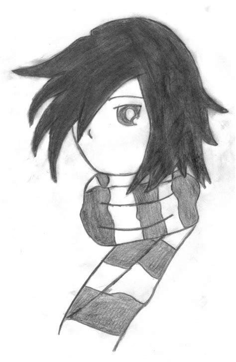 Boy With A Scarf By Elissaaaa On Deviantart