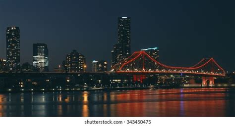 Iconic Story Bridge Brisbane Queensland Australia Stock Photo 343450475