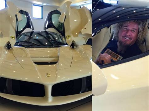 Rock Legend Sammy Hagar Takes Delivery Of His Ferrari Laferrari Calls