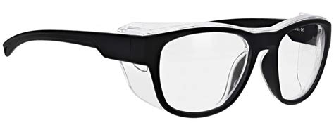 Model Rx X26 Safety Glasses In Black Rx X26 Bk Prescription Lenses Red Mirror Mens Glasses