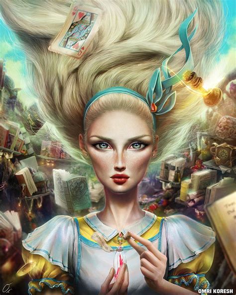 Alice In Wonderland Portrait Omri Koresh On Artstation At