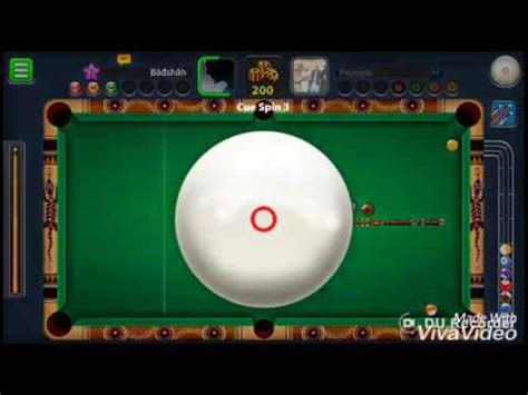 We must first take a look at the spin technique, as this is the most crucial and often ignored. 8 ball pool perfect spin - YouTube