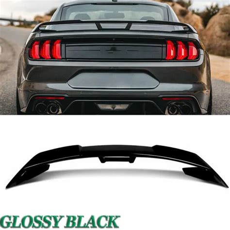 For 2015 2022 Ford Mustang S550 Gt Style Rear Trunk Spoiler Wing Lip