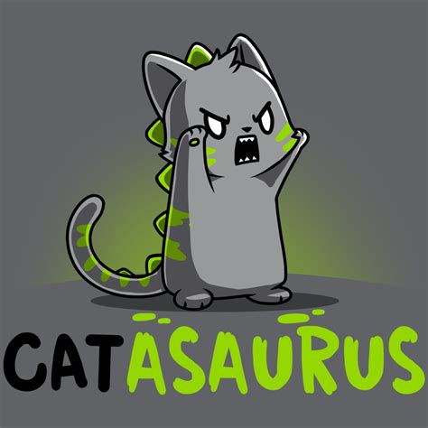 Catasaurus T Shirt Mens S Cute Cartoon Cute Animal Drawings