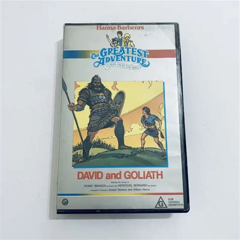 David And Goliath Vhs 1987 Greatest Adventures Of The Bible Hanna
