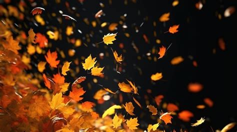 Premium Ai Image Beautiful Autumn Landscape With Colorful Foliage In