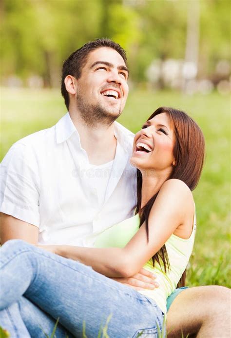 Happy Couple In The Nature Stock Image Image Of Brown 44577551