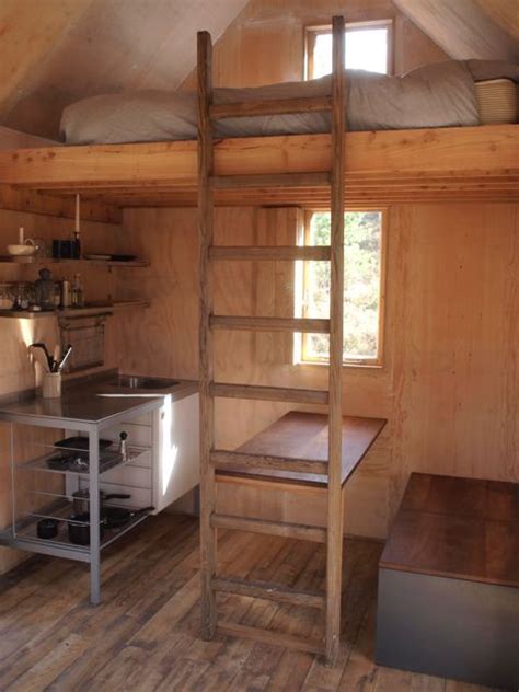 The layout of this tiny house is quite standard, but the contemporary interior really stands out. rustic Interior cabin modern small house tiny house ...